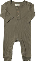 Me & Henry Green Mason Rib Romper