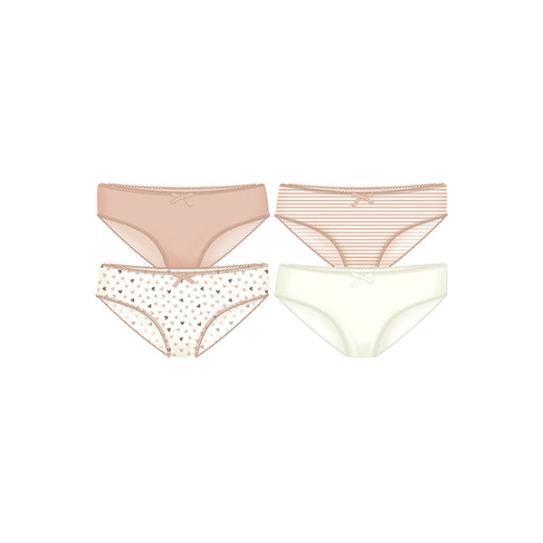 Mayoral Nude Print Knickers 4 Pack