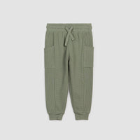 Miles Grey Olive Green Joggers