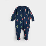 Petit Lem Nutcracker Navy Footed Sleeper