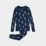 Petit Lem Nutcracker Navy PJ Set