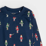 Petit Lem Nutcracker Navy PJ Set