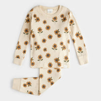 Petit Lem Sunflower Print PJ Set