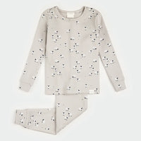 Petit Lem Fluffy Sheep Ribbed PJ Set