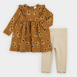 Petit Lem Sunflower Print Dress Set