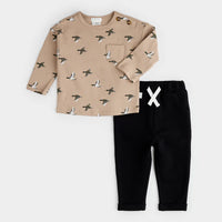 Petit Lem Mallard Print Outfit