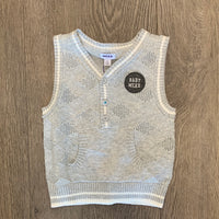 Mexx- grey baby knit vest 6/9M