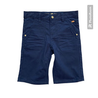 Nano Navy Button Up Shorts