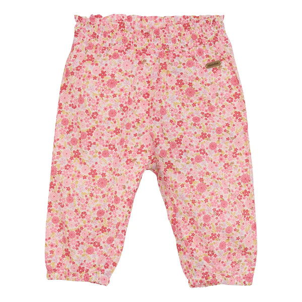Minymo Floral Pants With Lining