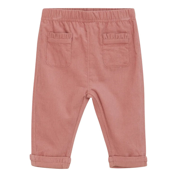 Minymo Dusty Rose Corduroy Pants