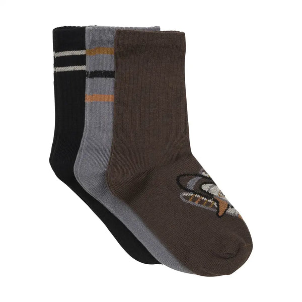 Minymo Tap Shoe 3 Pack Socks