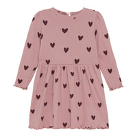 Creamie Heart Rib Dress