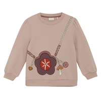 Minymo Misty Rose Purse Sweatshirt