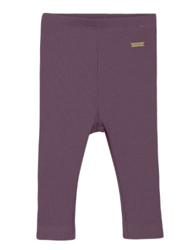 Minymo Black Plum Leggings