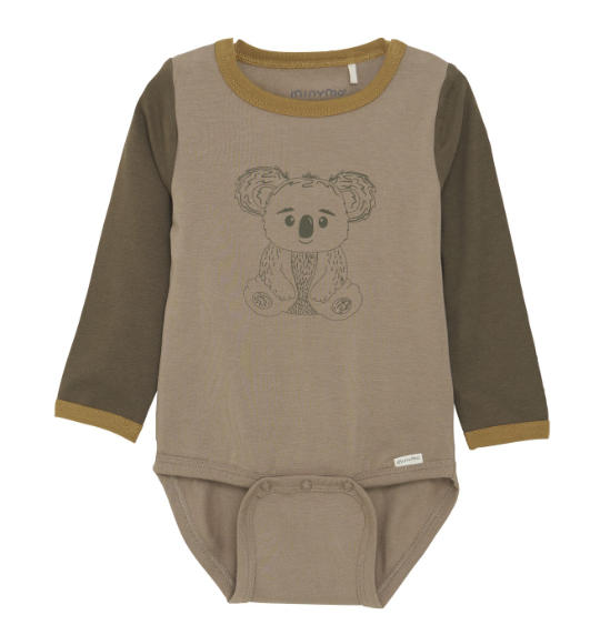 Minymo Koala Gray Body Suit