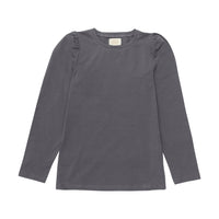 Creamie Charcoal Puff Sleeve T-Shirt