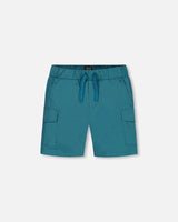 Deux par Deux Pine Green Cargo Shorts