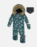 Deux par Deux Wolves Snowsuit