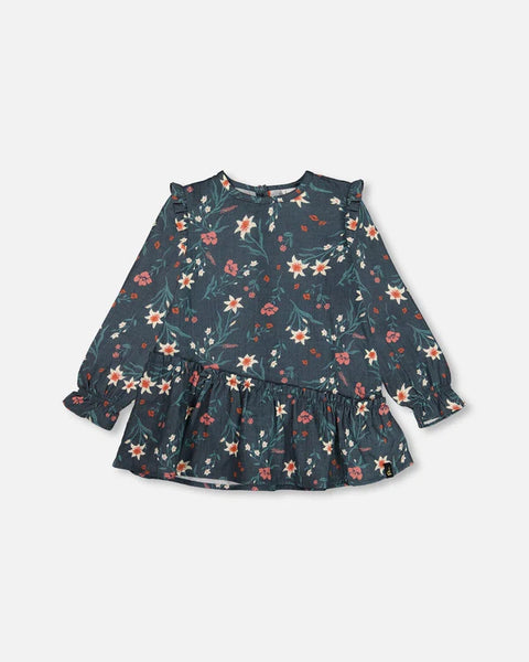 Deux par Deux Muslin Flower Tunic