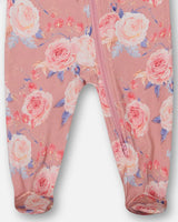 Deux par Deux Roses One Piece Pajama