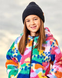 Deux par Deux Reversible Sherpa Jacket Multicolored