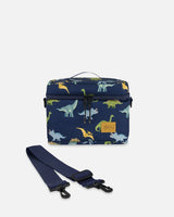 Deux par Deux Blue Dinos Lunch Box