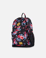 Deux par Deux Kids Roses Backpack