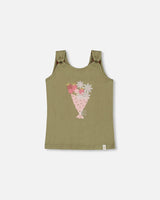 Deux par Deux Crinkle Jersey Tank Top