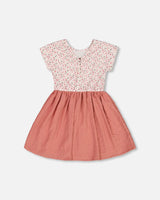 Deux par Deux Pink Flower Dress