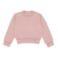 Mayoral Pink Plush Sweater