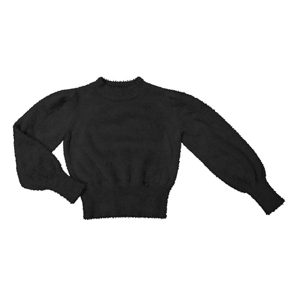 Mayoral Black Plush Sweater