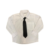 Zighi 2PC White Shirt & Tie Set