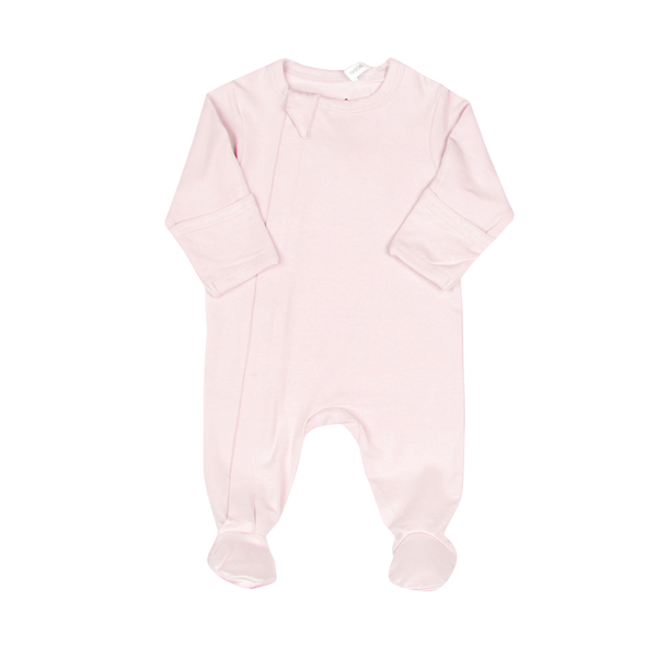 Coccoli Light Pink Zipper Footie
