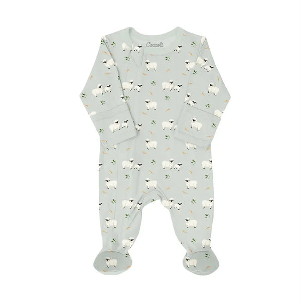Coccoli Sheeps Zipper Footie