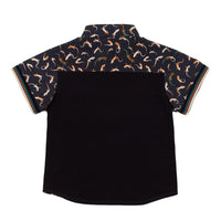 Nano Gecko Print Button Up Shirt