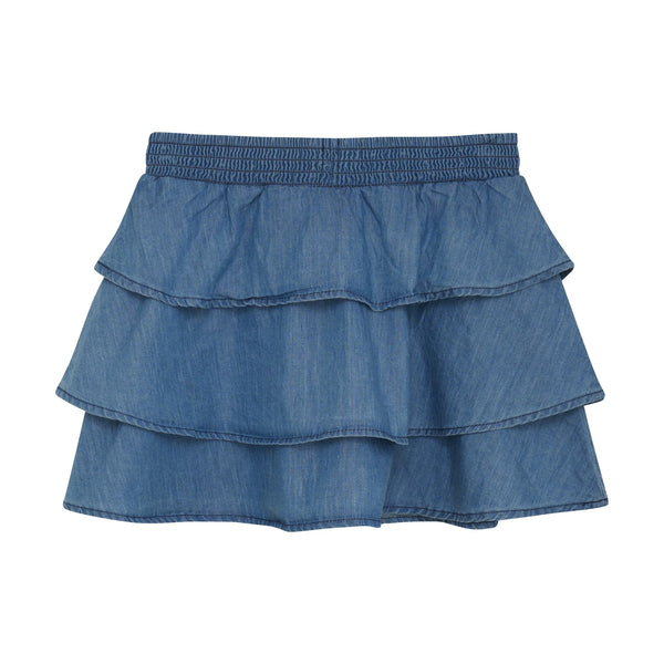 Minymo Chambrey Ruffle Skirt