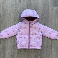 Miles Pink Woven Hooded Jacket