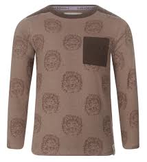 Koko Noko Lion Print LS Shirt