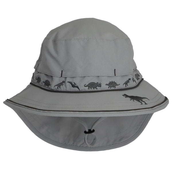 Calikids UV Dino Hat Grey