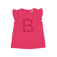 Mayoral Baby Short Sleeve Embroidered Shirt