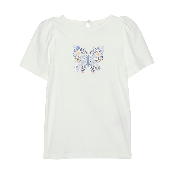 Creamie Xenon Blue Butterfly Shirt