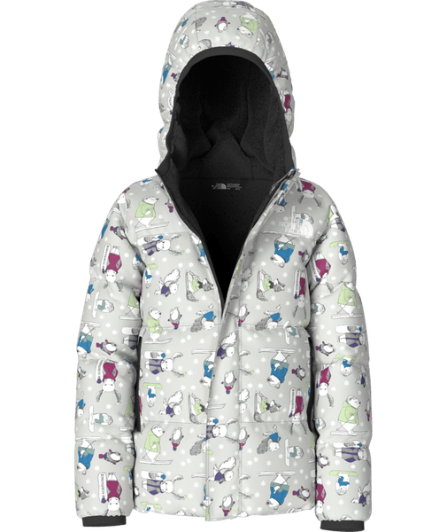 The North Face Tin Grey Winter Critter North Down Hooded Jacket