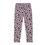 Deux Par Deux Pink Leopard Print Leggings