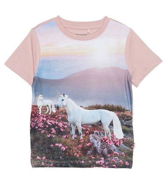 Minymo Pink Unicorn T-Shirt