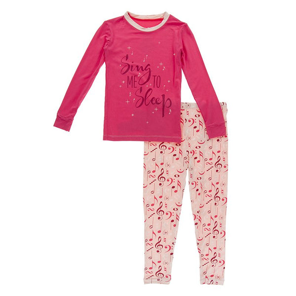 Kickee Pants Peach Blossom Sleepwear (Junior)