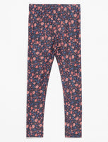 M.I.D Navy Print Ribbed Leggings
