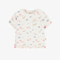 Souris Mini Cream Patterned Tee