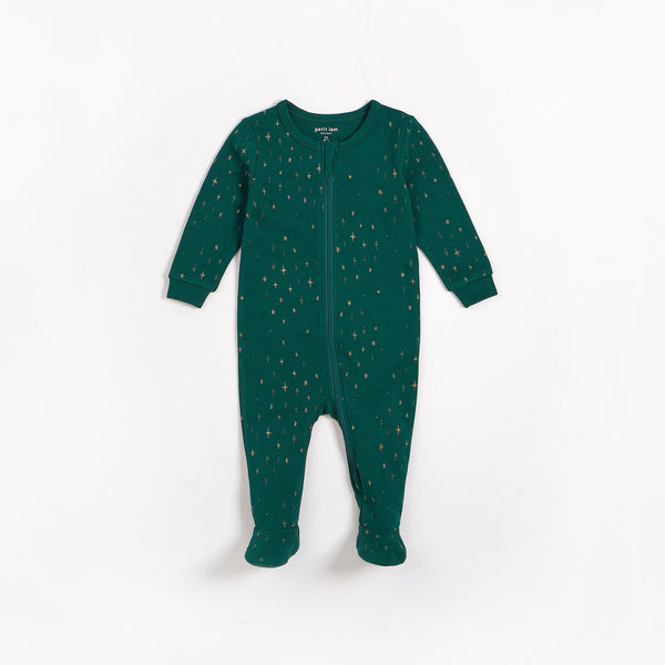 Petit Lem Starry Fores Footed Sleeper
