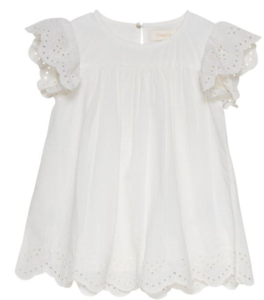 Creamie White Embroidery Top
