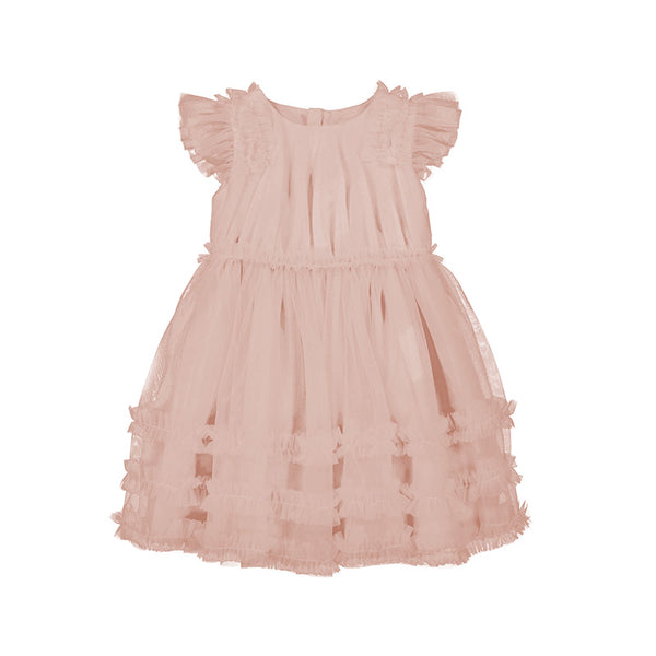 Mayoral Rose Frilled Tulle Dress